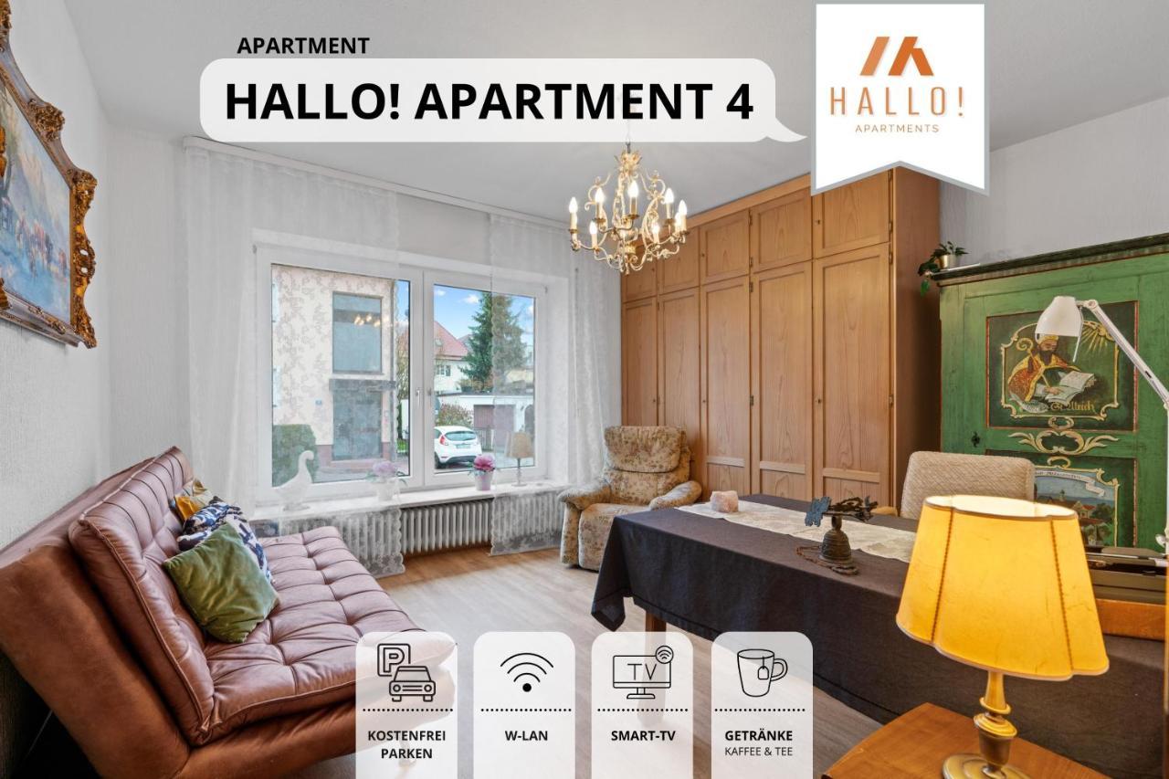 Tolle Zweiraum-Ferienwohnung In Bester Lage L Innenstadtnaehe L 1 Minute Zum Bahnhof L Tv L Free-Wlan L Keine Kueche L Willkommen Im Hallo!-Apartment 4 Bad Wörishofen Екстериор снимка